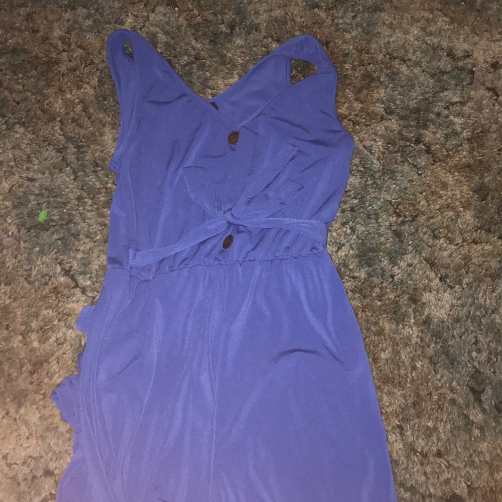 Blue jumpsuit